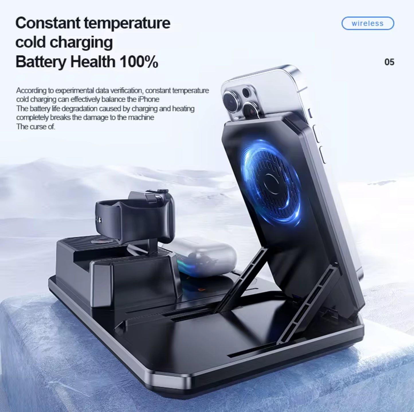 6-in-1 Multifunction Wireless Charger