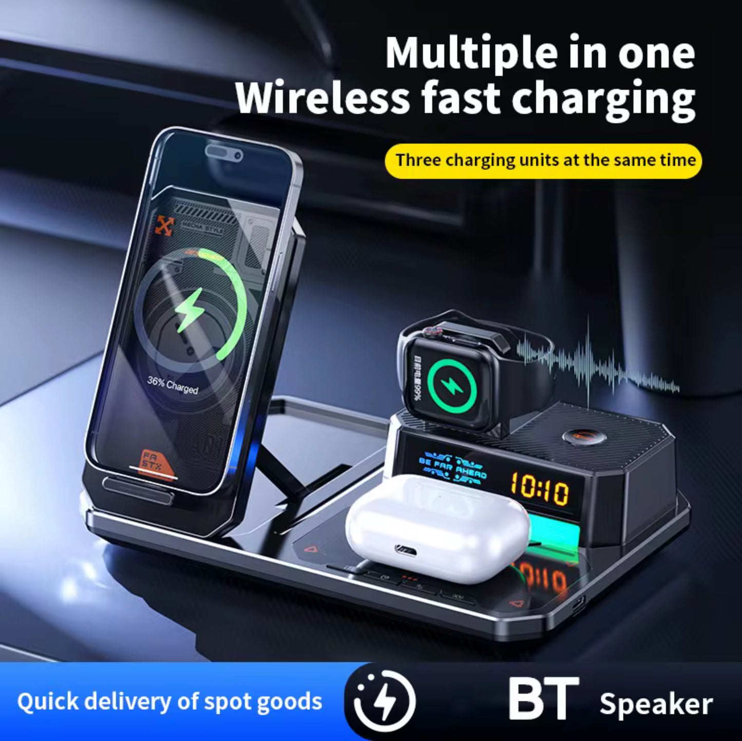 6-in-1 Multifunction Wireless Charger