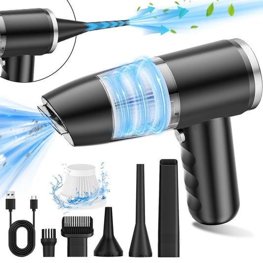 BELIBUY Handheld Car Vacuum Cleaner, 12000PA Car Vacuum Cleaner Portable Cordless, 2 in 1 Air Duster and Vacuum Cleaner, Dual Filter, Multi-Nozzle, Powerful Handheld Vacuum Cleaner for Car, Home, Pet, Office