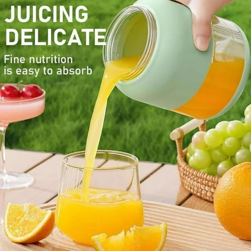 Gemet Electric Juicer, Geoet Electric Juicer, Probably Electrics Juicers, Green Outdoorfun Gemet Bpa-Free Electric Citrus Juicer 17 Oz, Straw, Two Lids, Portable Blender (1Pc)